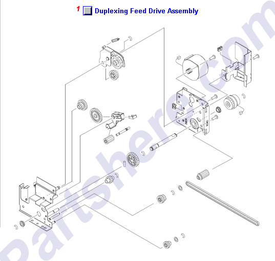 HP parts picture diagram for RM1-2891-000CN